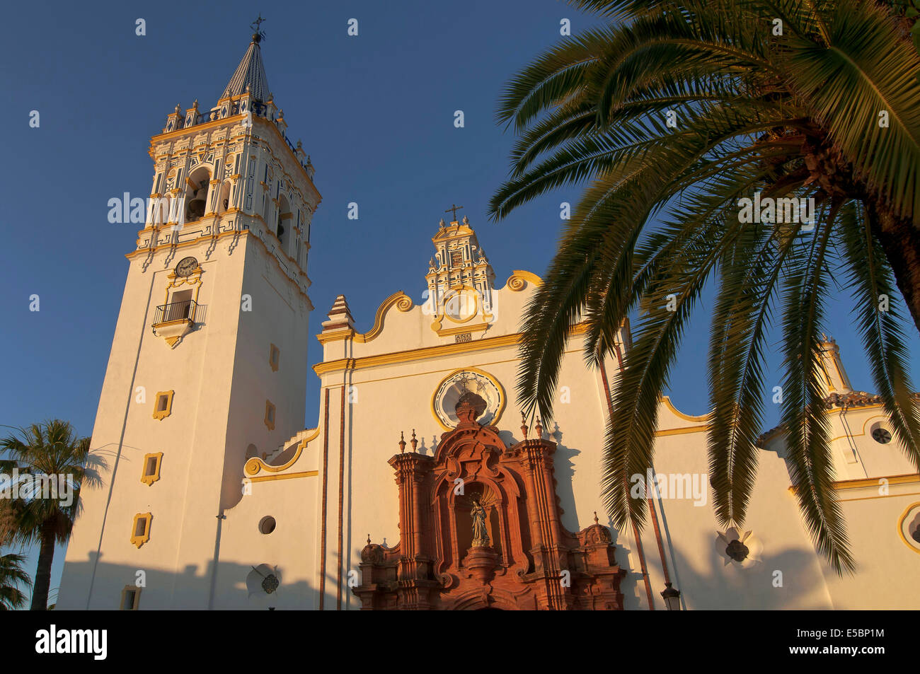 Chiesa di San Juan Bautista, La Palma del Condado, Huelva-provincia, regione dell'Andalusia, Spagna, Europa Foto Stock