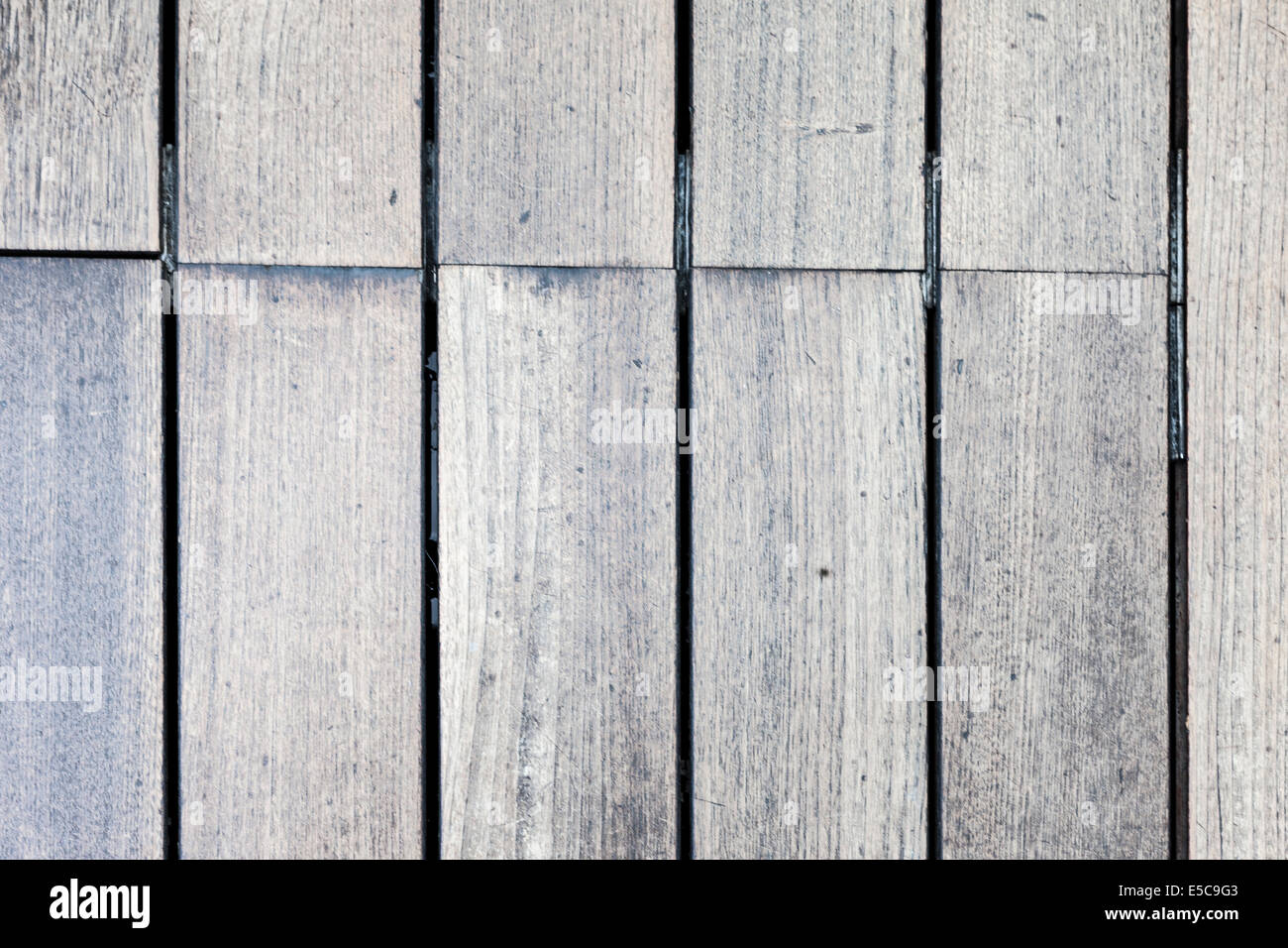 Vintage sfondo bianco parete in legno Foto Stock