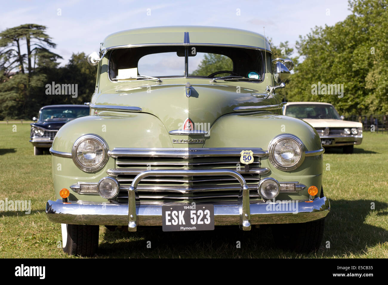 1940s a 1050s Plymouth Classic car Foto Stock