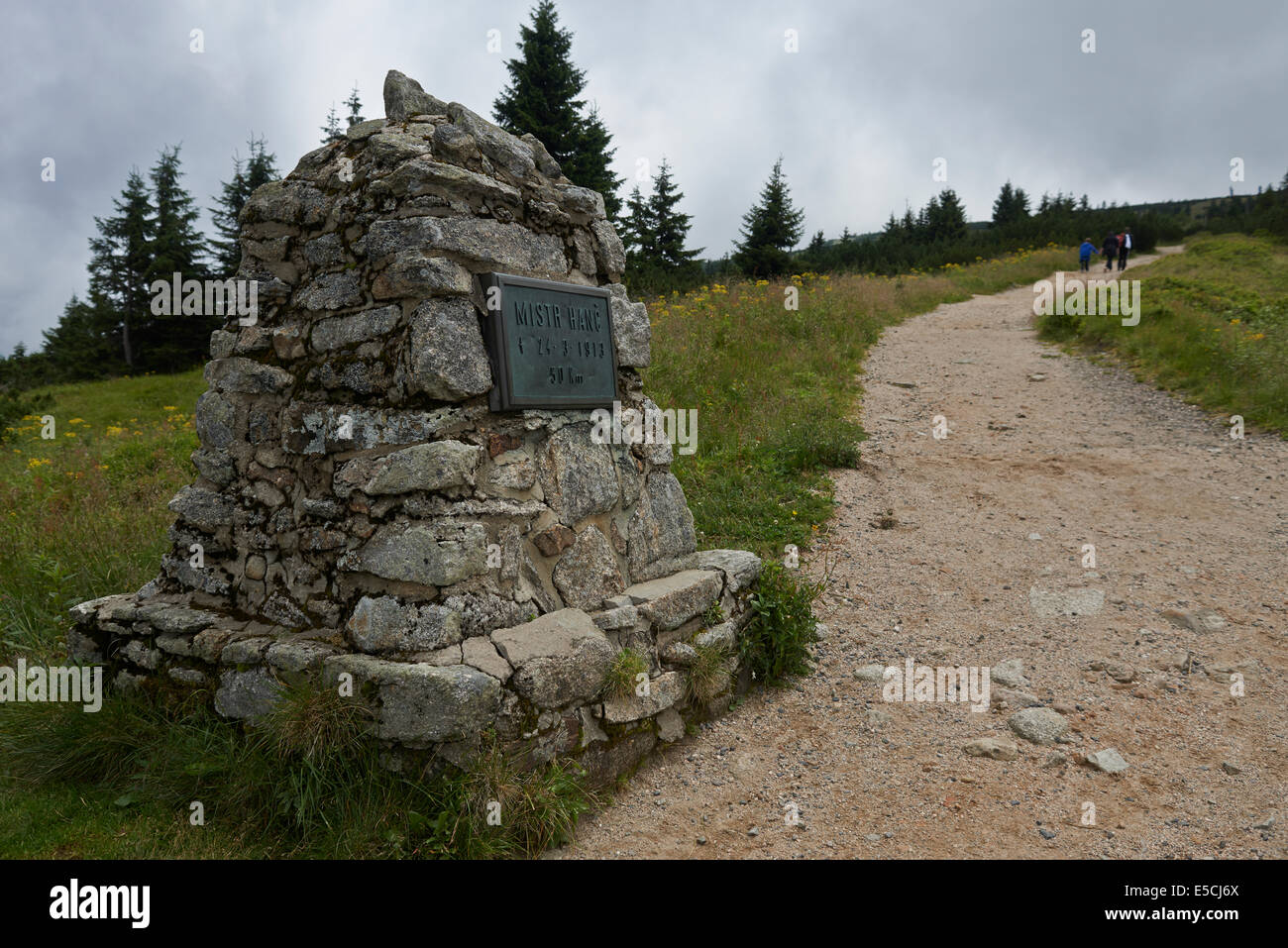 Pancava prato, Zlate navrsi, Pancava cascata, Krkonose National Park, Giant Mountains National Park, Repubblica Ceca Foto Stock