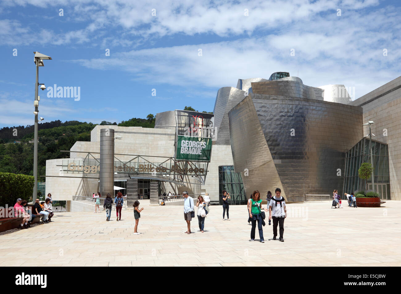 Guggenheim Museum di Arte Contemporanea a Bilbao, Spagna Foto Stock