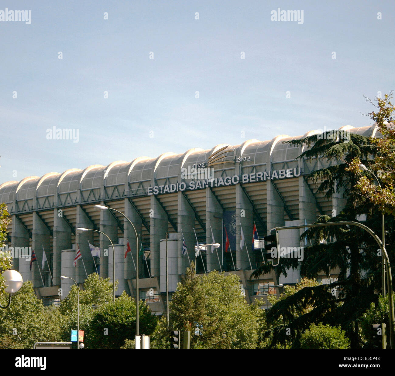 Stadio di calcio Santiago Bernabeu Real Madrid, Madrid Foto Stock