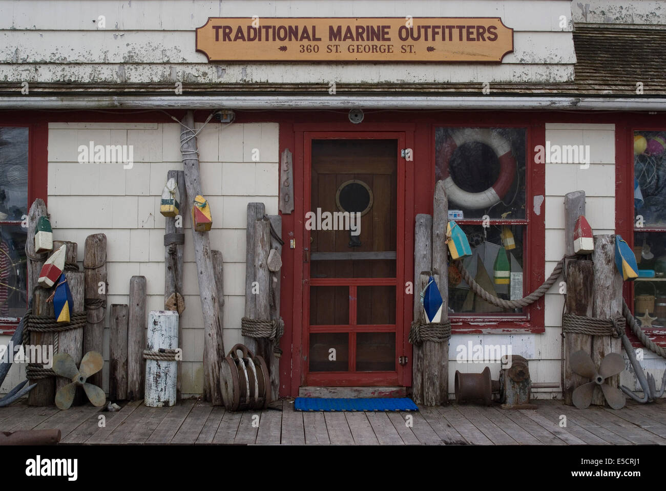 Marino Tradizionale Outfitters, Annapolis Royal Nova Scotia, Canada Foto Stock