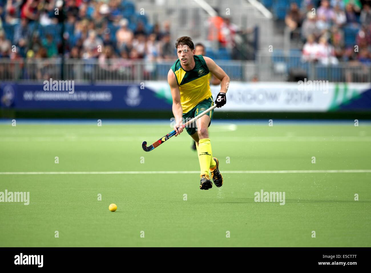 Glasgow, Scotland, Regno Unito. 28 Luglio, 2014. Giochi del Commonwealth il giorno 5. Maschile di Hockey - Australia 6 Sud Africa 0 Credito: stili di Neville/Alamy Live News Foto Stock