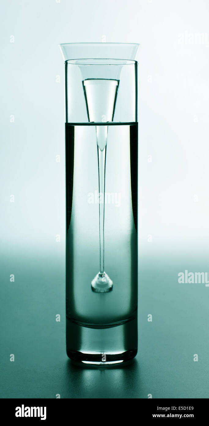 Bicchieri di acqua Foto Stock