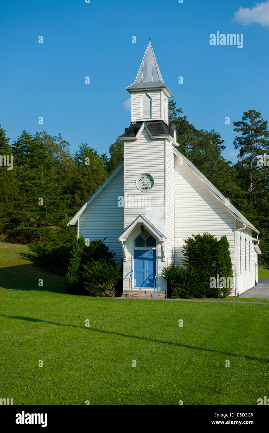 Stati Uniti Virginia VA Shenandoah Valley - Fort Valley - Il Dry Run Chiesa Cristiana nella contea di Shenandoah - costruito nel 1921 Foto Stock