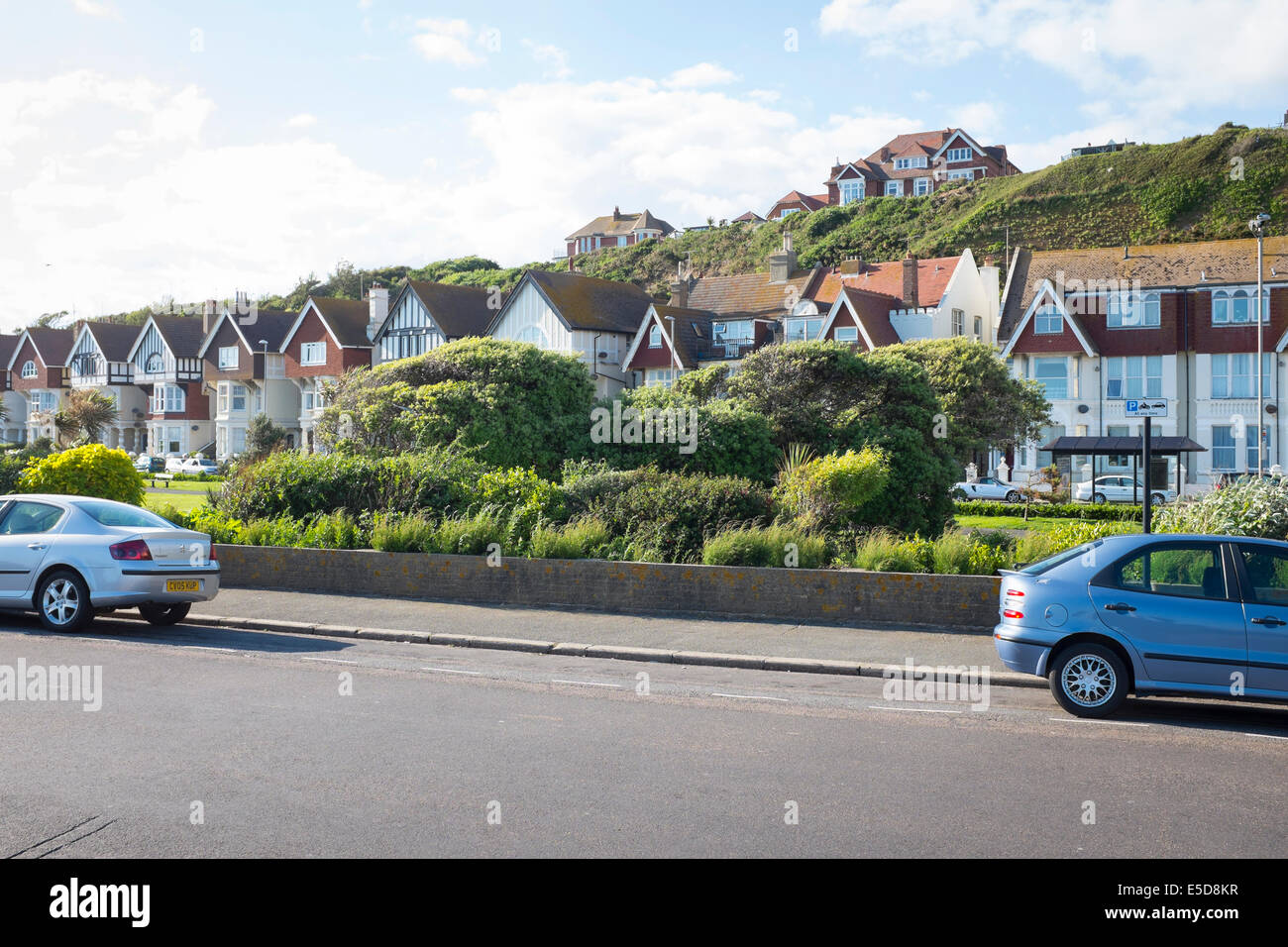 In qualsiasi momento posto auto gratuito in Hastings, Inghilterra costa, REGNO UNITO Foto Stock