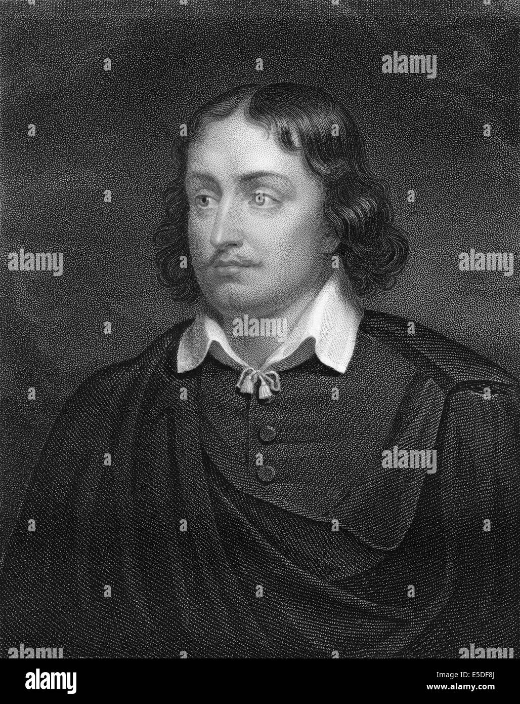 Incisione in acciaio, c. 1860, Jean Claude, 1619-1687, un protestante francese la divina Foto Stock