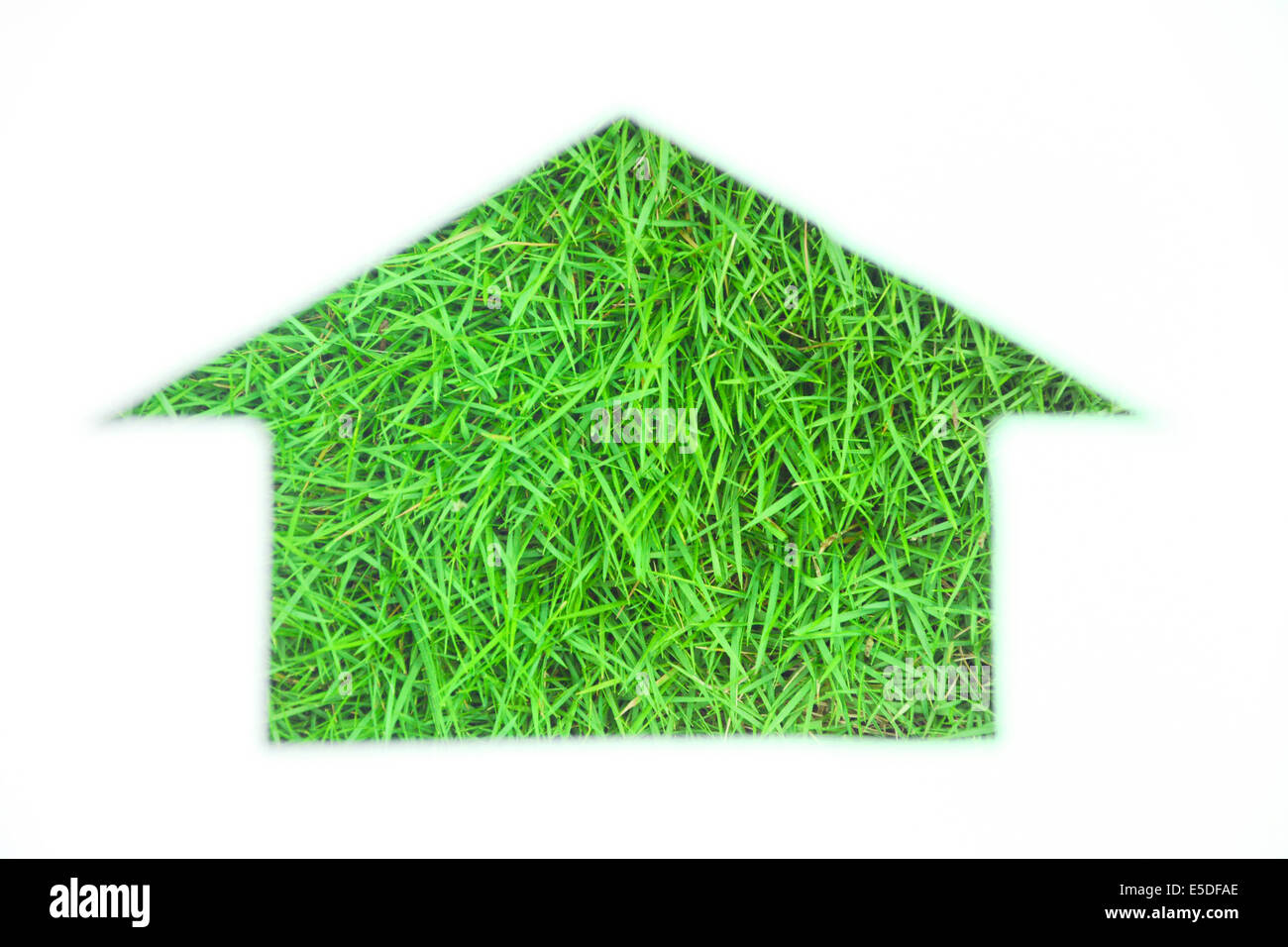 Eco-friendly house - concetto Foto Stock