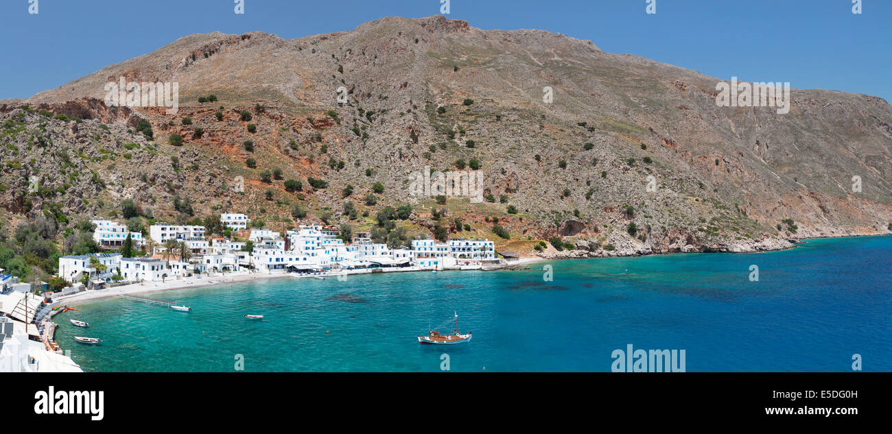 Costa, Loutro Sud di Creta Creta, Grecia Foto Stock