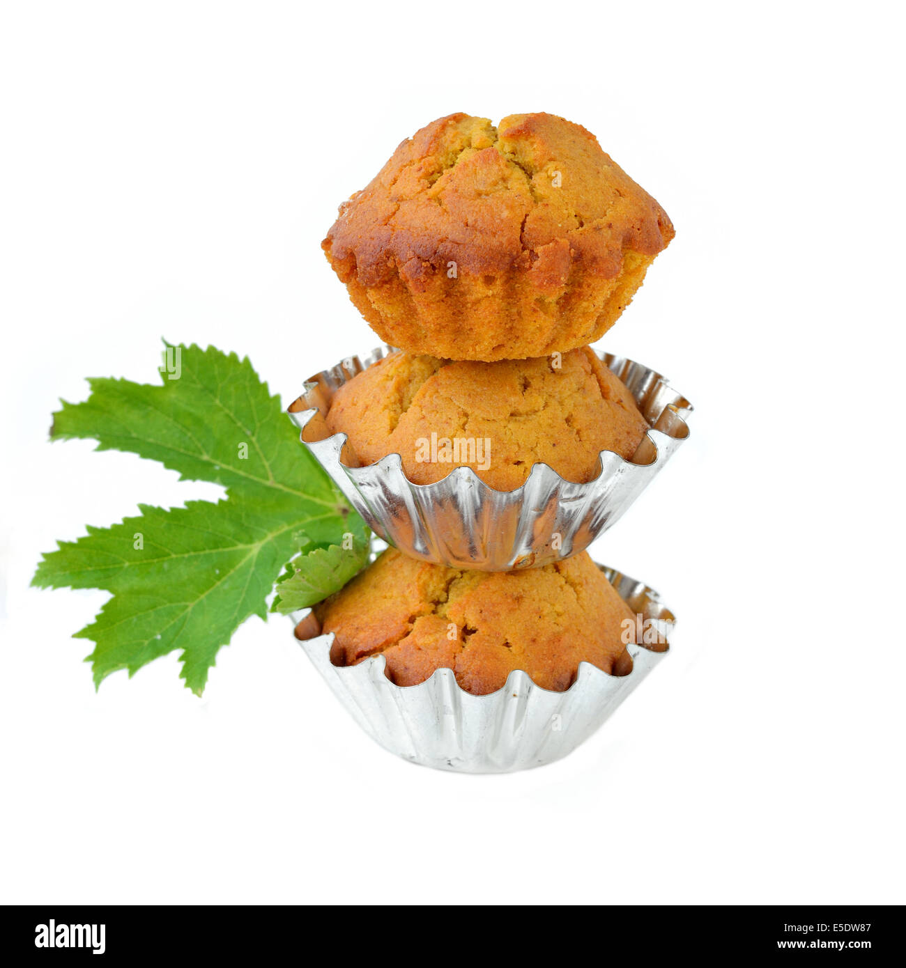 Muffin di zucca Foto Stock