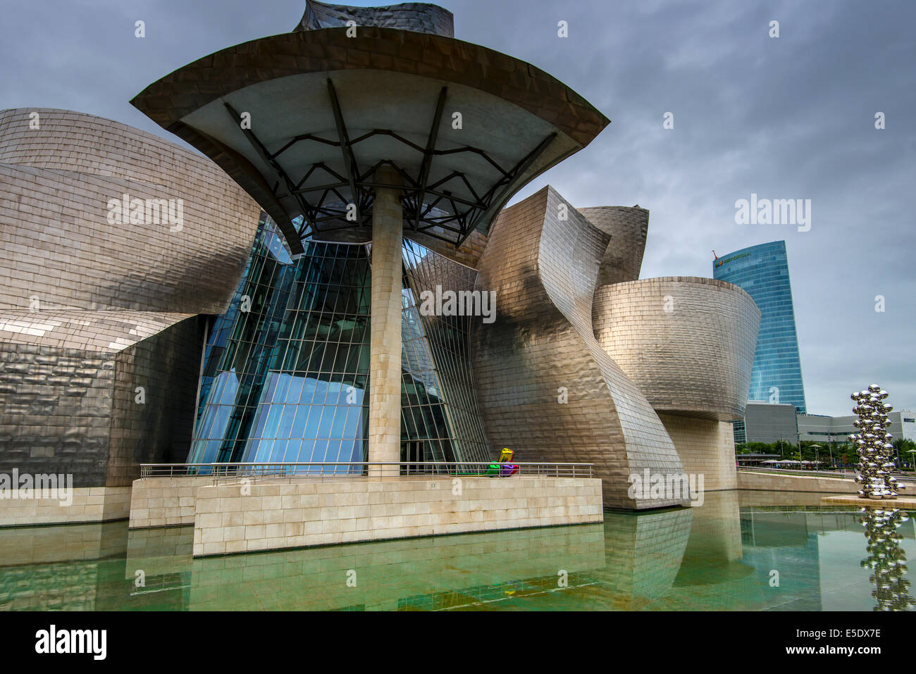 Museo Guggenheim, Bilbao, Paesi Baschi Foto Stock