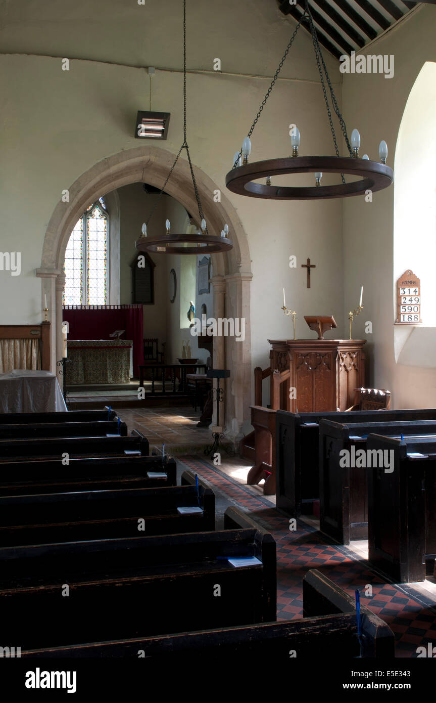 Chiesa di Santa Maria, Ardley, Oxfordshire, England, Regno Unito Foto Stock