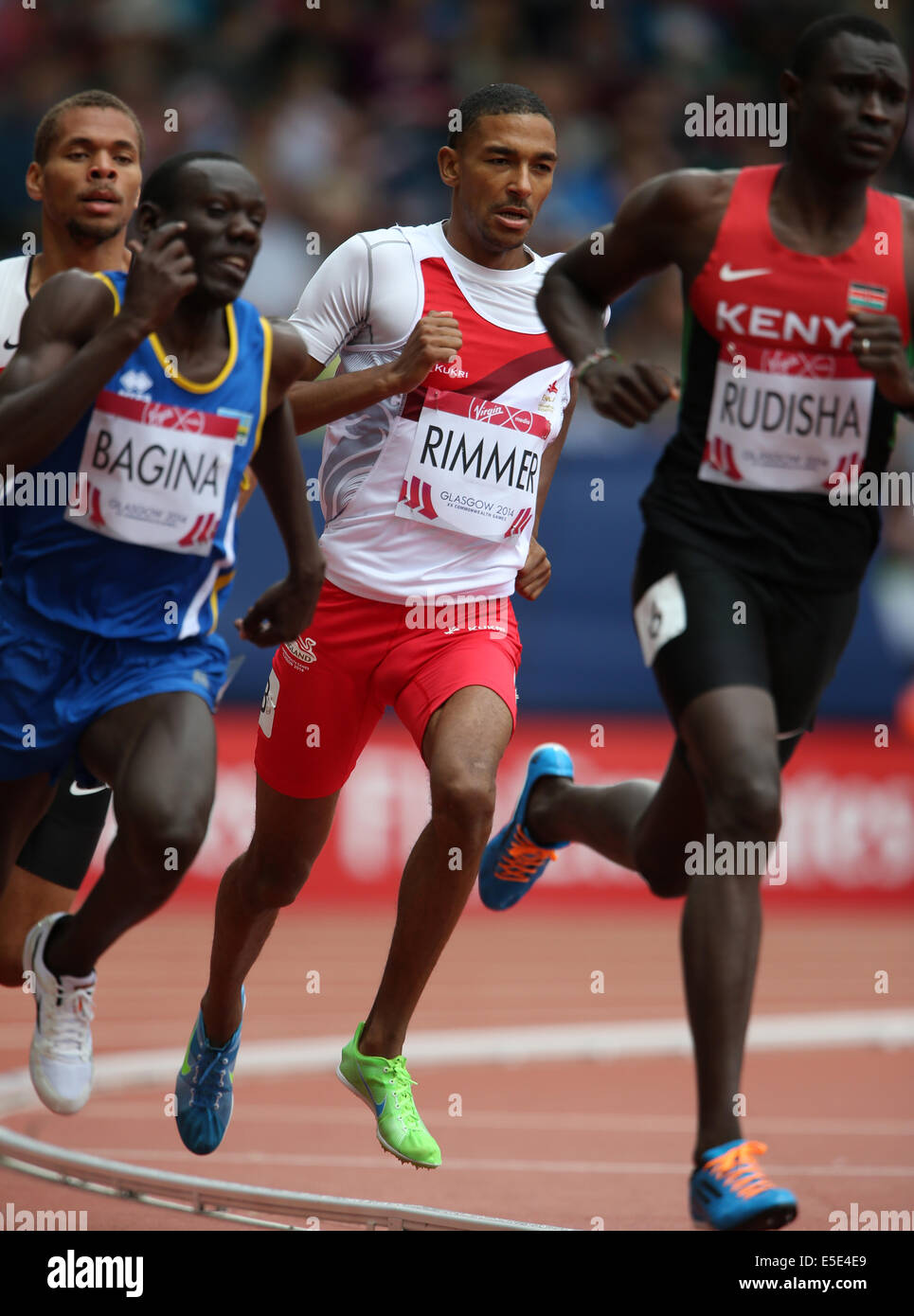 MICHAEL RIMMER INGHILTERRA HAMPDEN PARK GLASGOW Scozia 29 Luglio 2014 Foto Stock