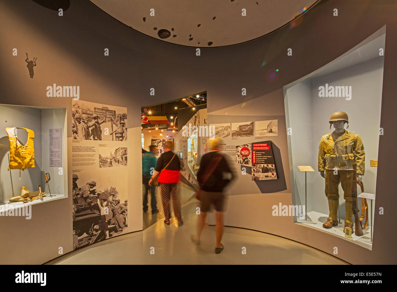 Il Bastogne guerra museo dedicato alla seconda guerra mondiale due nelle Ardenne belghe, Belgio Foto Stock