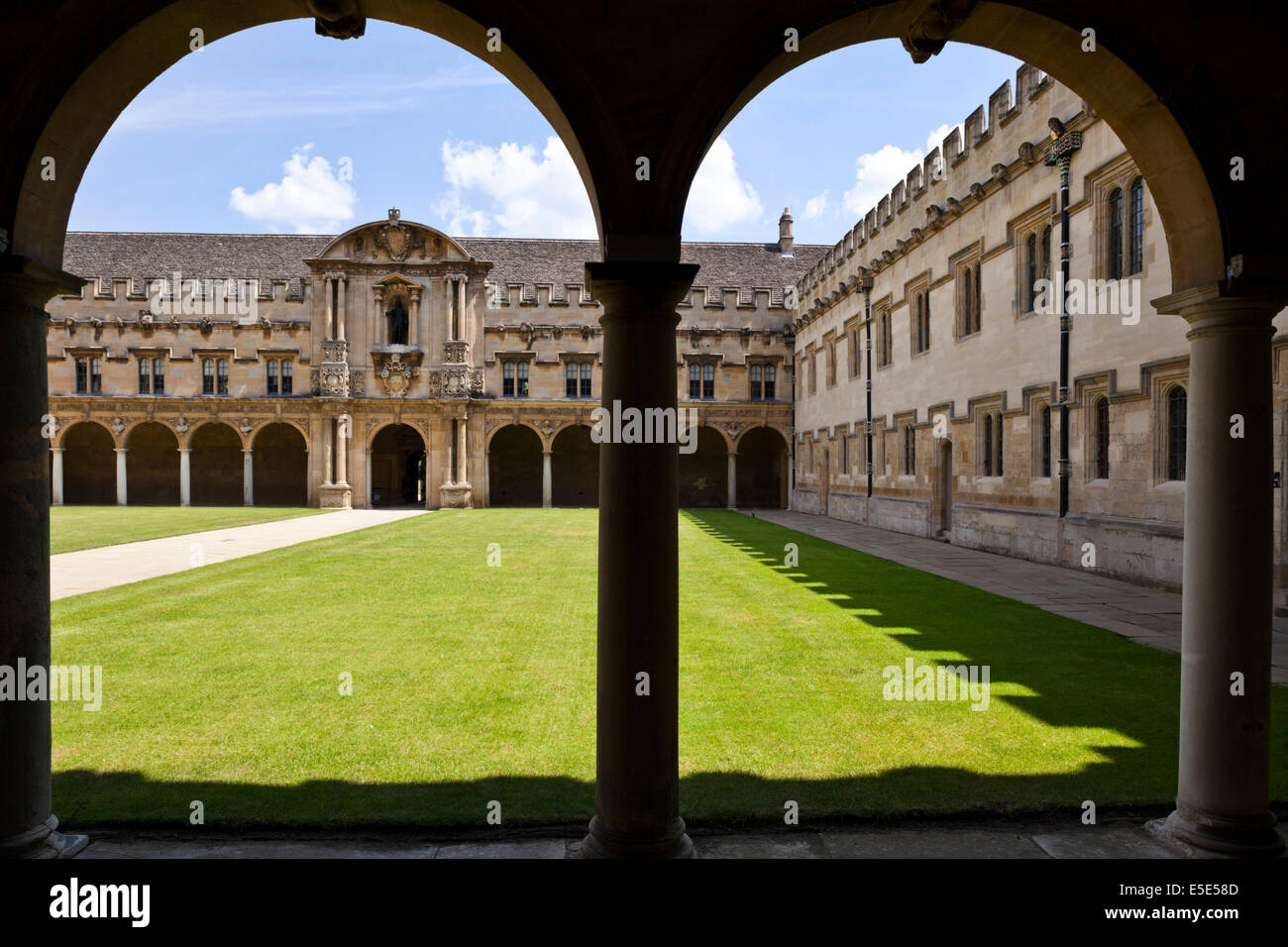 St Johns College presso l'Università di Oxford, Oxford, Inghilterra Regno Unito Foto Stock