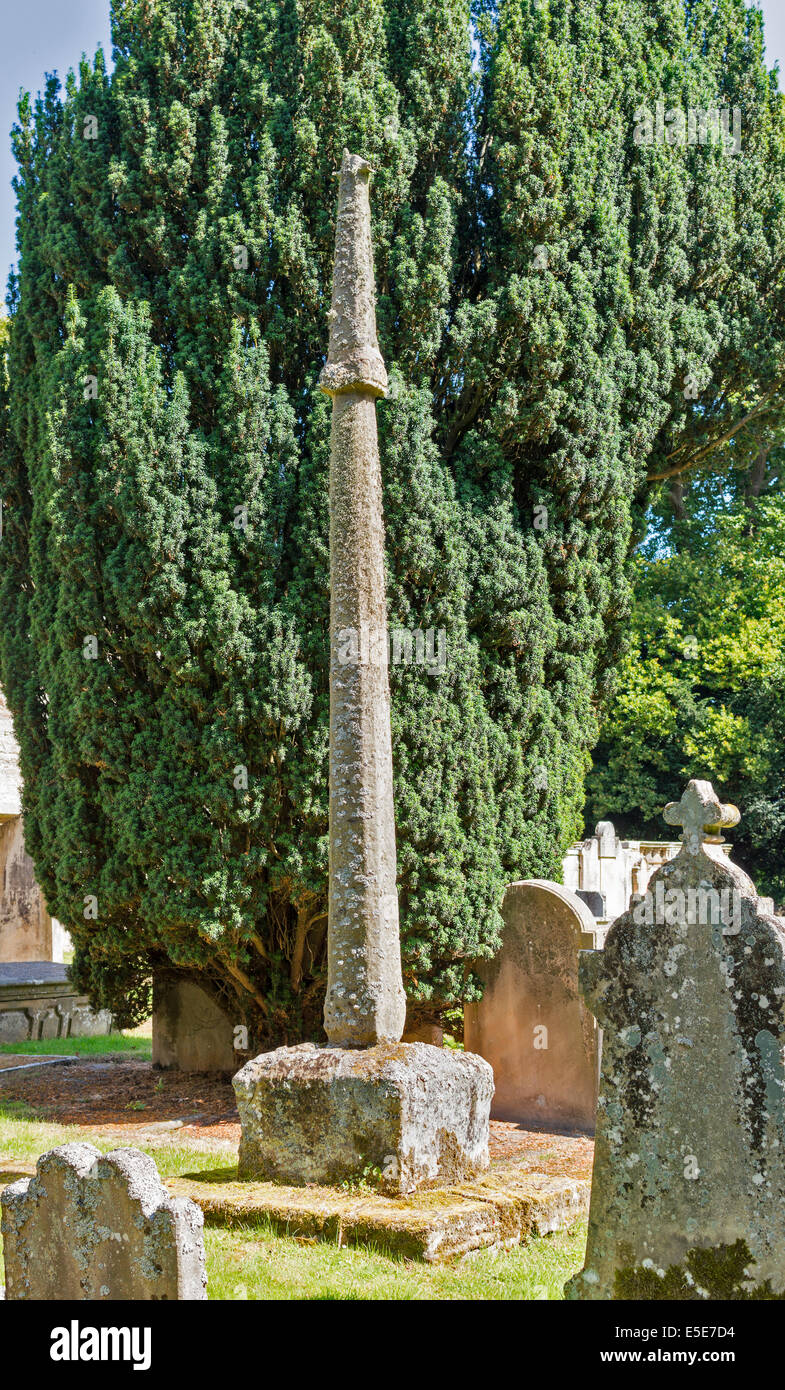 ST.PETER'S KIRK O CHIESA DUFFUS MORAY MERCAT O MARKET CROSS datate dal 1300 Foto Stock