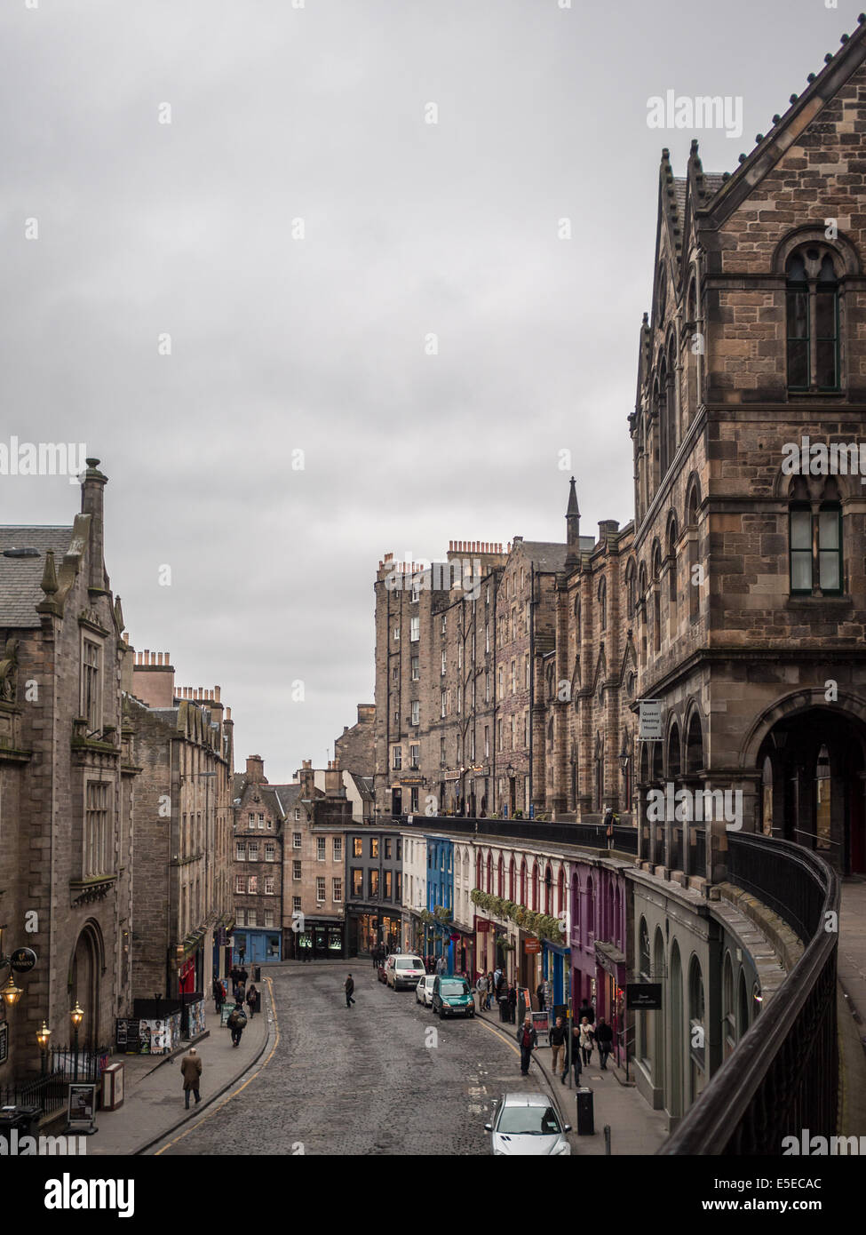 Victoria Street, Edimburgo Foto Stock