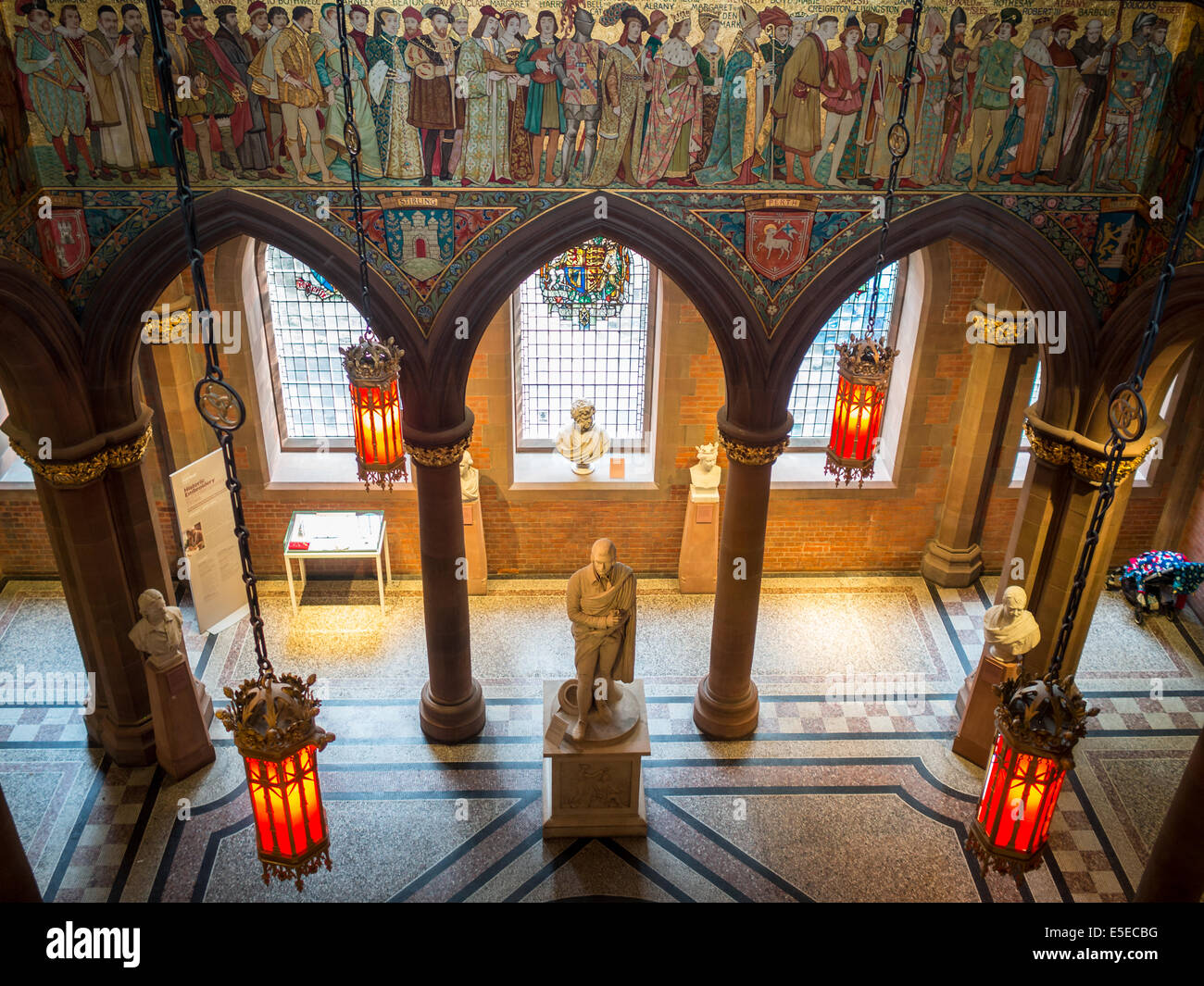 Il foro di William hall di entrata, Scottish National Portrait Gallery Foto Stock