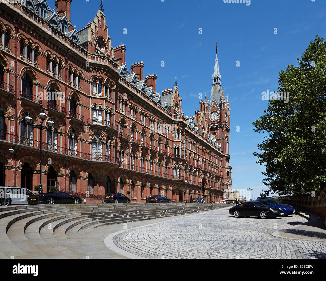 St Pancras International stazione ferroviaria Foto Stock