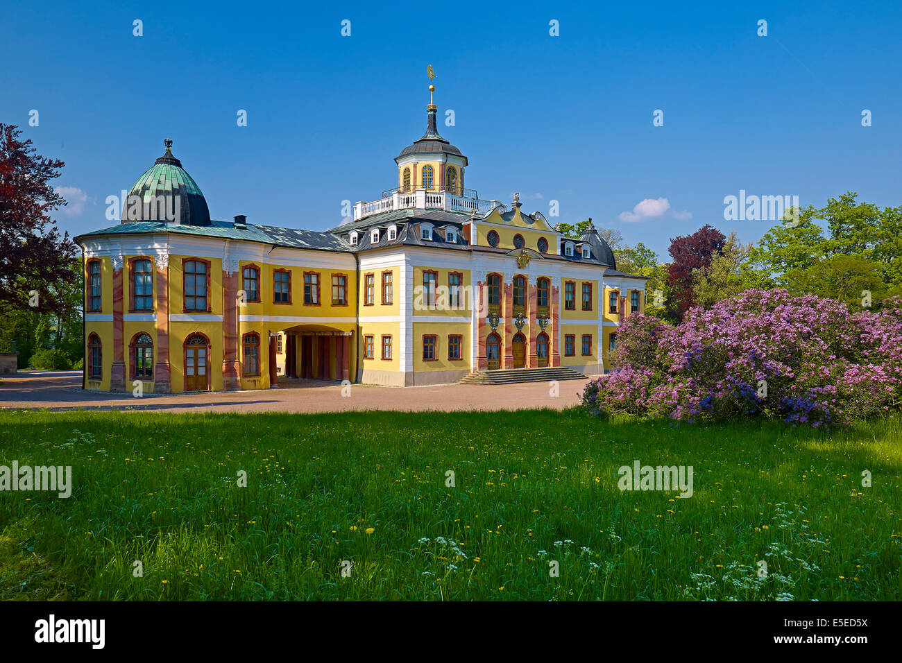 Il Palazzo del Belvedere a Weimar, Germania Foto Stock