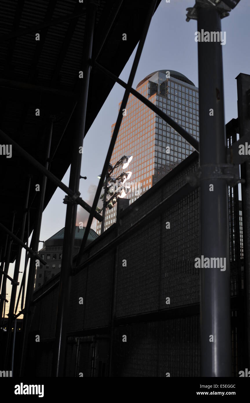 Ground Zero di New York, Stati Uniti d'America Foto Stock