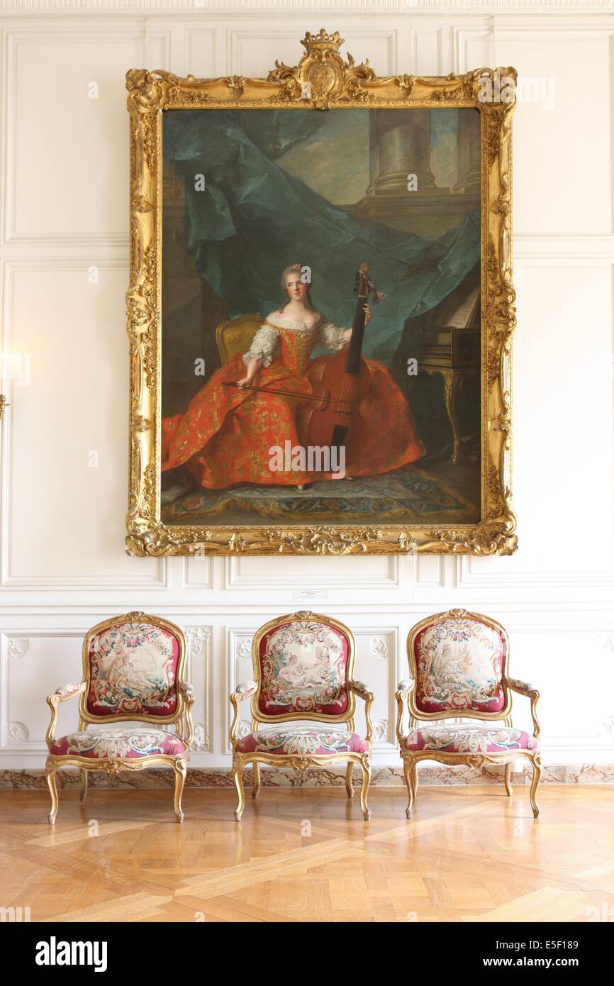 Francia, ile de france, yvelines, versailles, Chateau de versailles, appartamenti per Signore, Principessa Marie Adelaide di Francia Grand cabinet Foto Stock