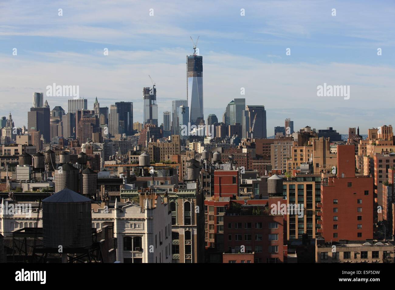 USA, etat de New York, New York City, Manhattan, tour, depuis la terrasse de l'hotel Four Points by Sheraton, 160W 25th strada, serbatoi, Foto Stock