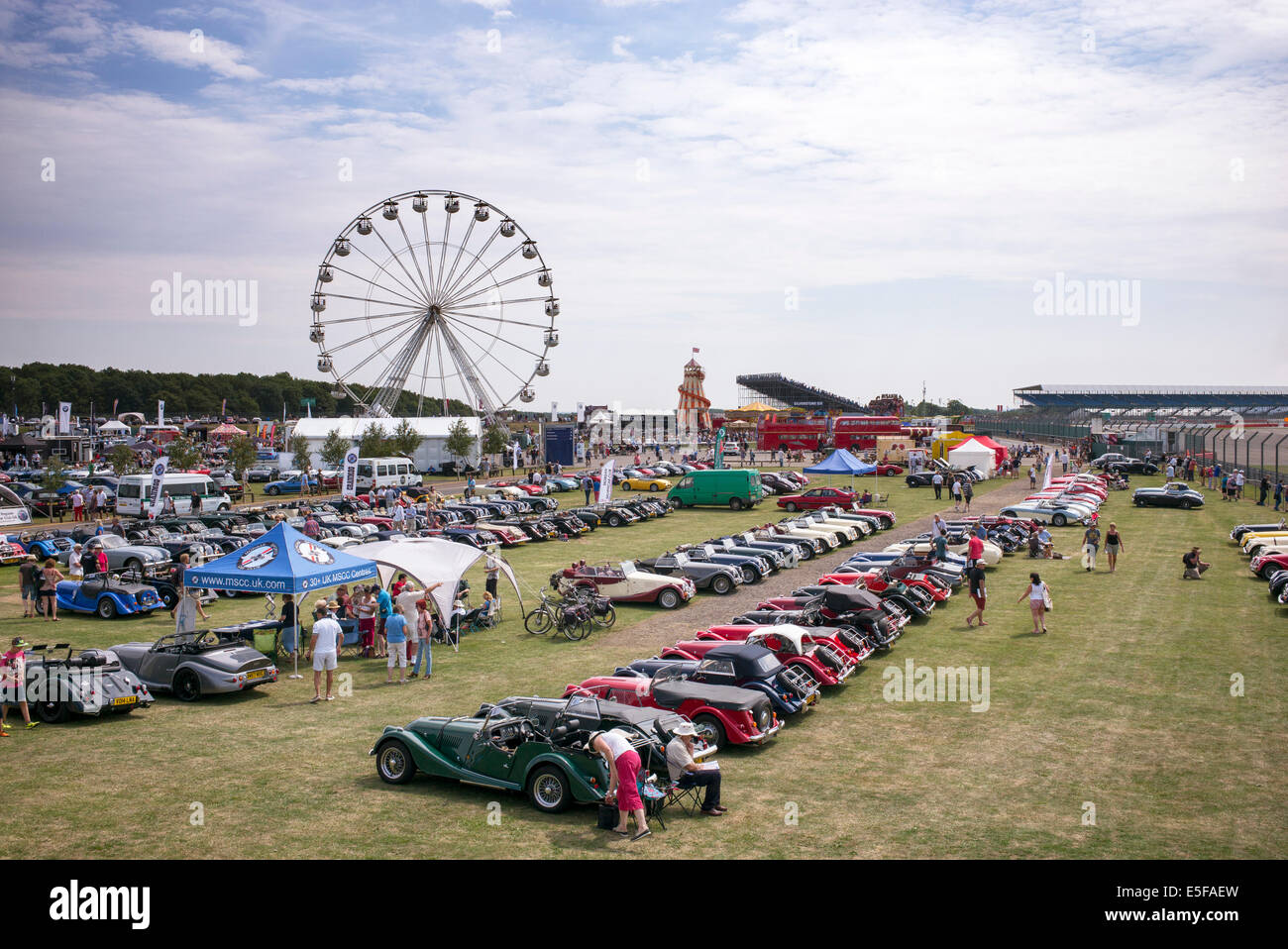 Silverstone evento classico. Northamptonshire Foto Stock