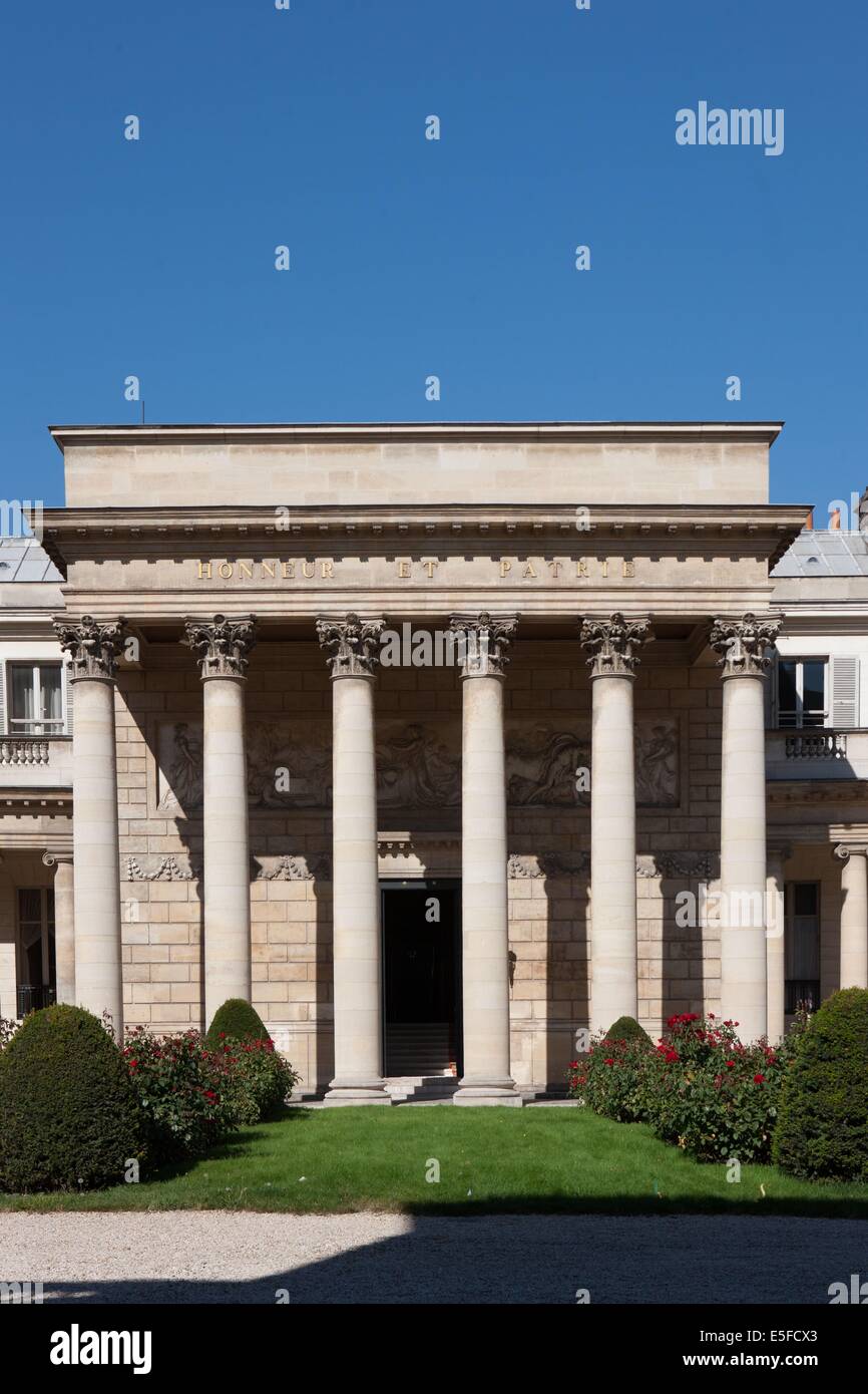 Francia, Regione Ile de France, Parigi 7e circondario, rue de Lille, Hotel de Salm, grande Cancellerie de la Legion d'Honneur, Foto Stock