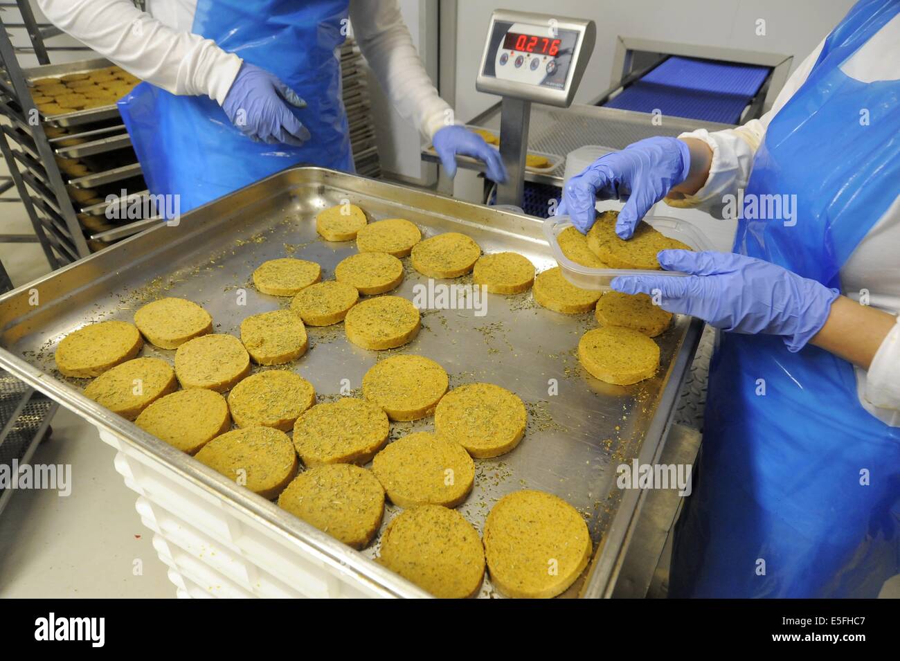 Con.Bio. a Santarcangelo di Romagna, azienda leader in Italia per la produzione di vegetali e alimenti biologici Foto Stock