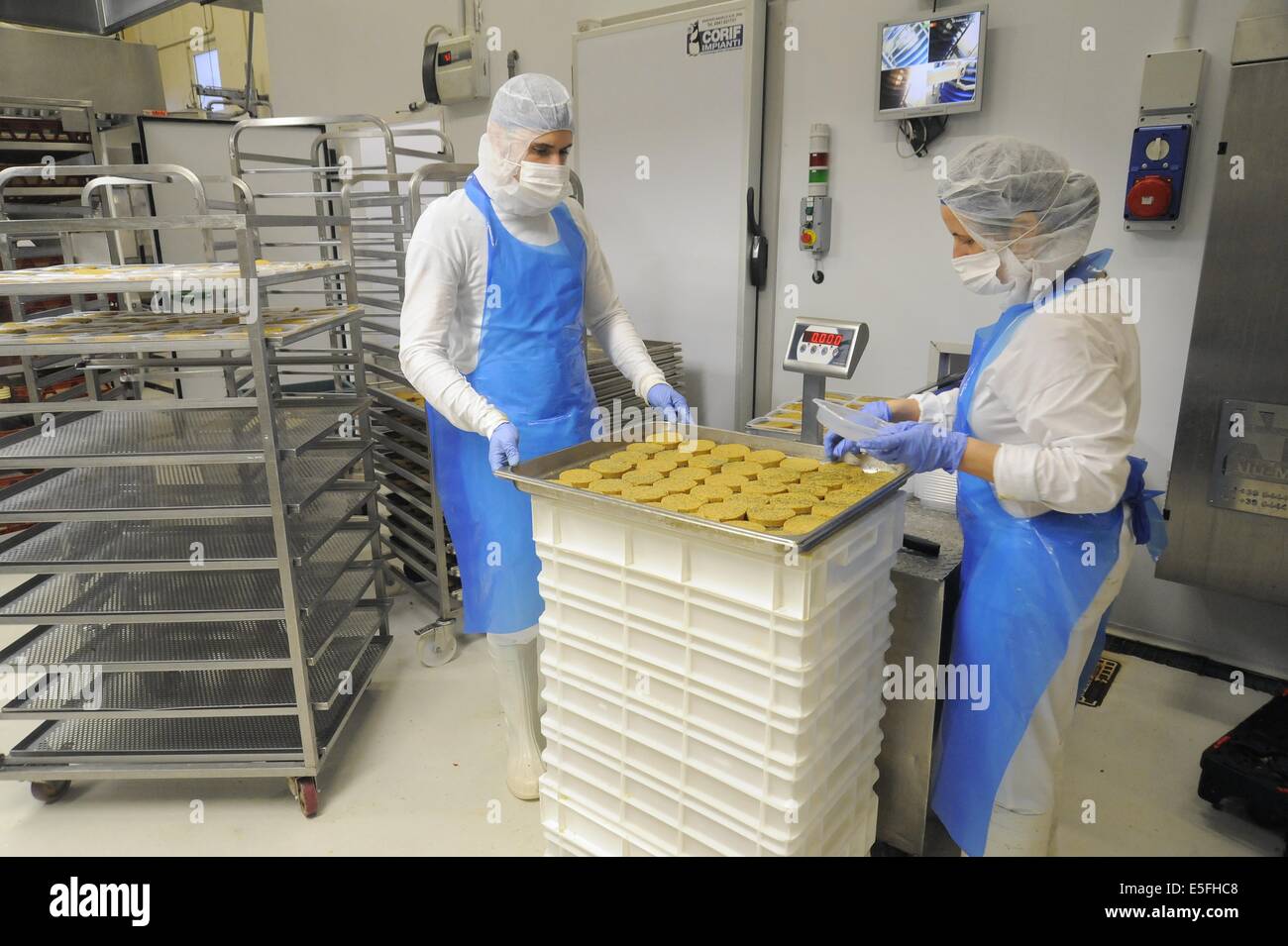 Con.Bio. a Santarcangelo di Romagna, azienda leader in Italia per la produzione di vegetali e alimenti biologici Foto Stock