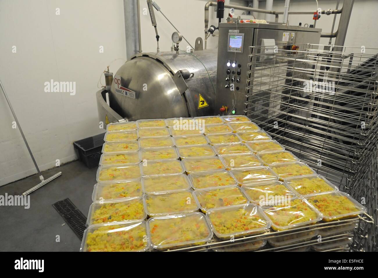 Con.Bio. a Santarcangelo di Romagna, azienda leader in Italia per la produzione di vegetali e alimenti biologici Foto Stock