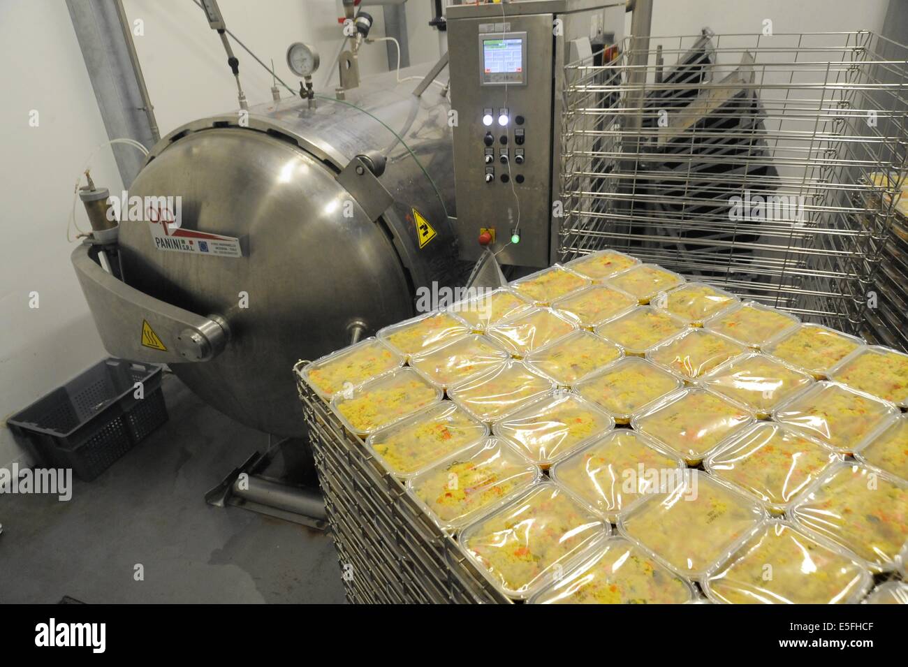 Con.Bio. a Santarcangelo di Romagna, azienda leader in Italia per la produzione di vegetali e alimenti biologici Foto Stock