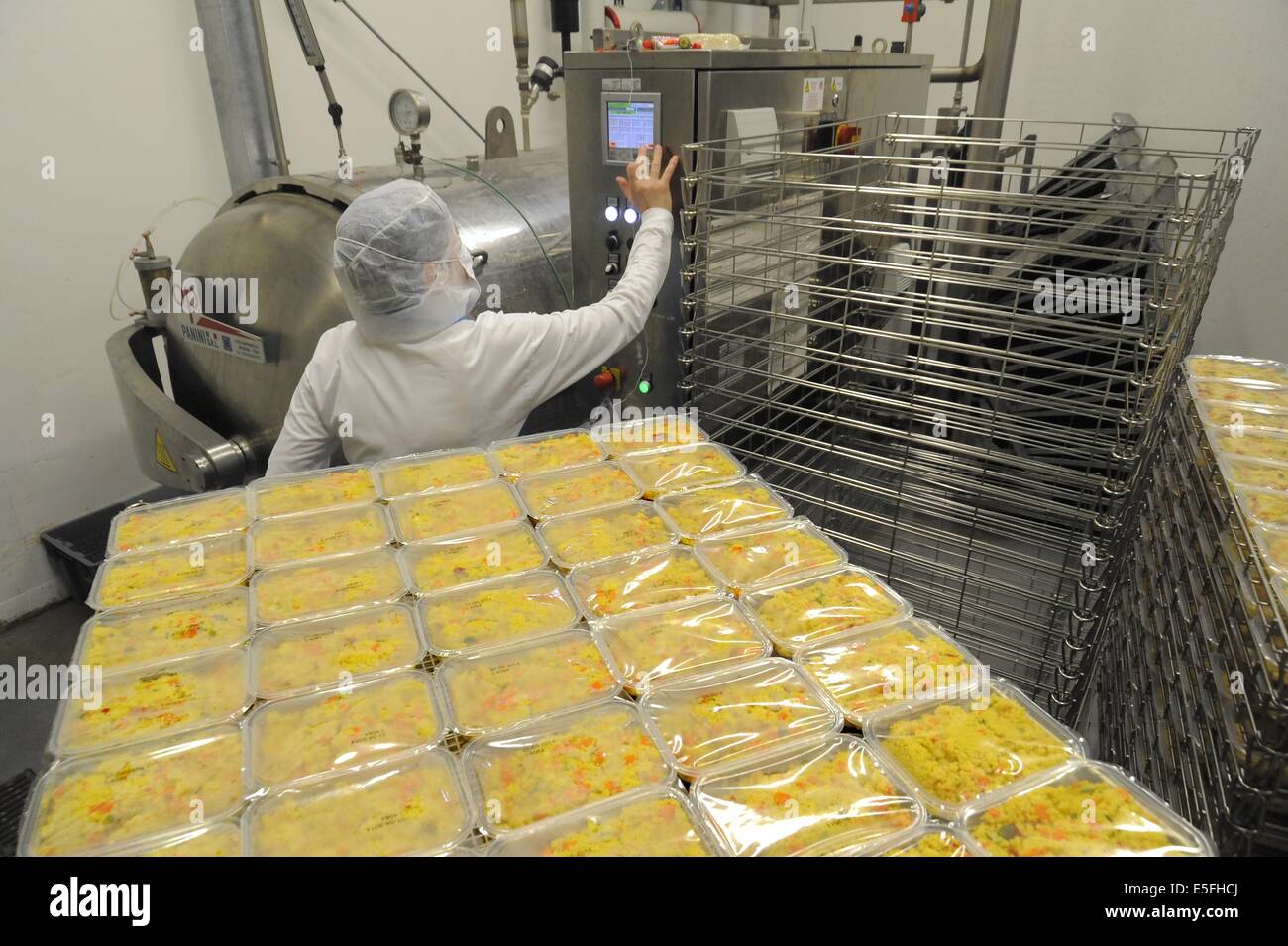 Con.Bio. a Santarcangelo di Romagna, azienda leader in Italia per la produzione di vegetali e alimenti biologici Foto Stock