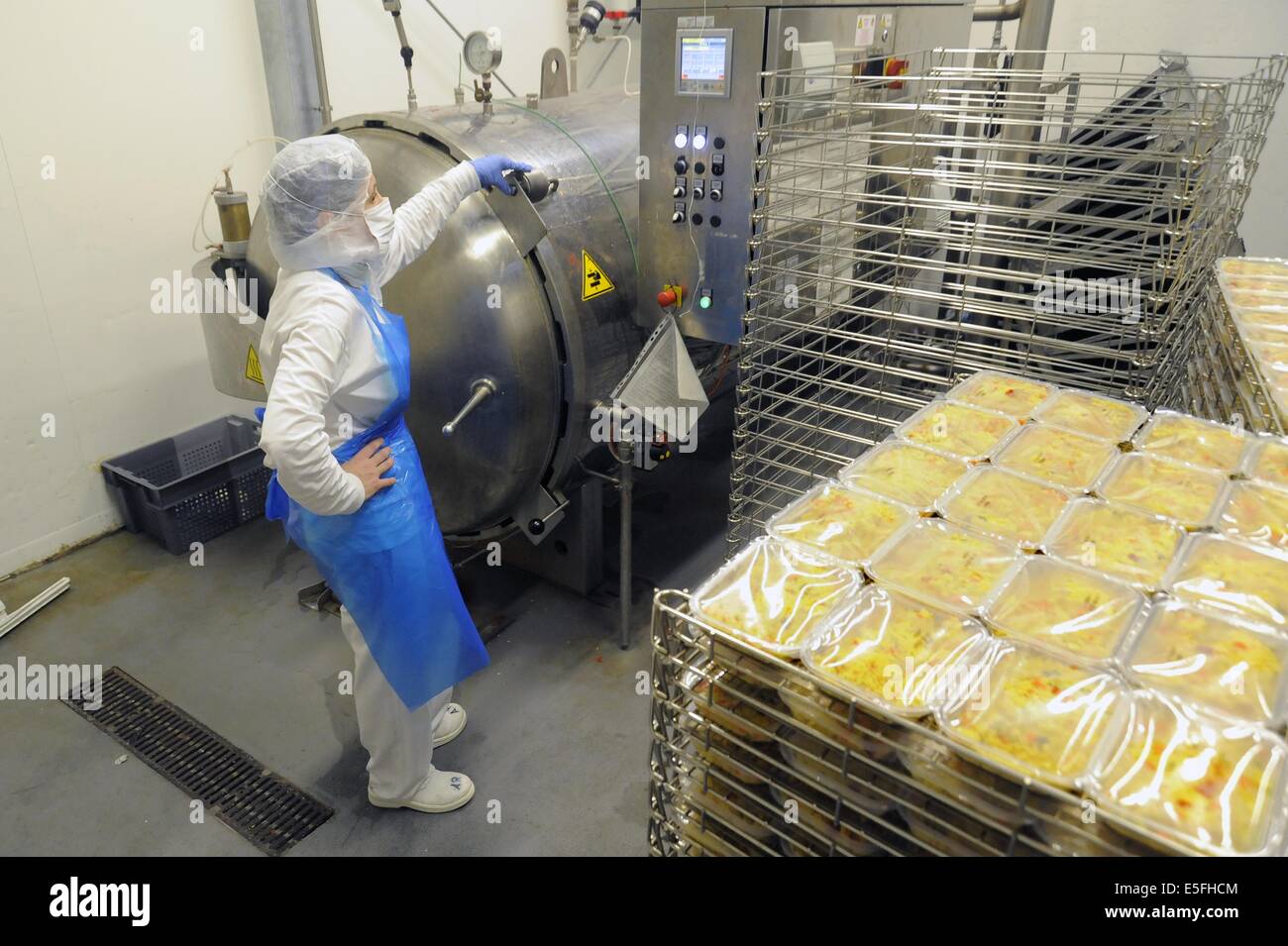 Con.Bio. a Santarcangelo di Romagna, azienda leader in Italia per la produzione di vegetali e alimenti biologici Foto Stock