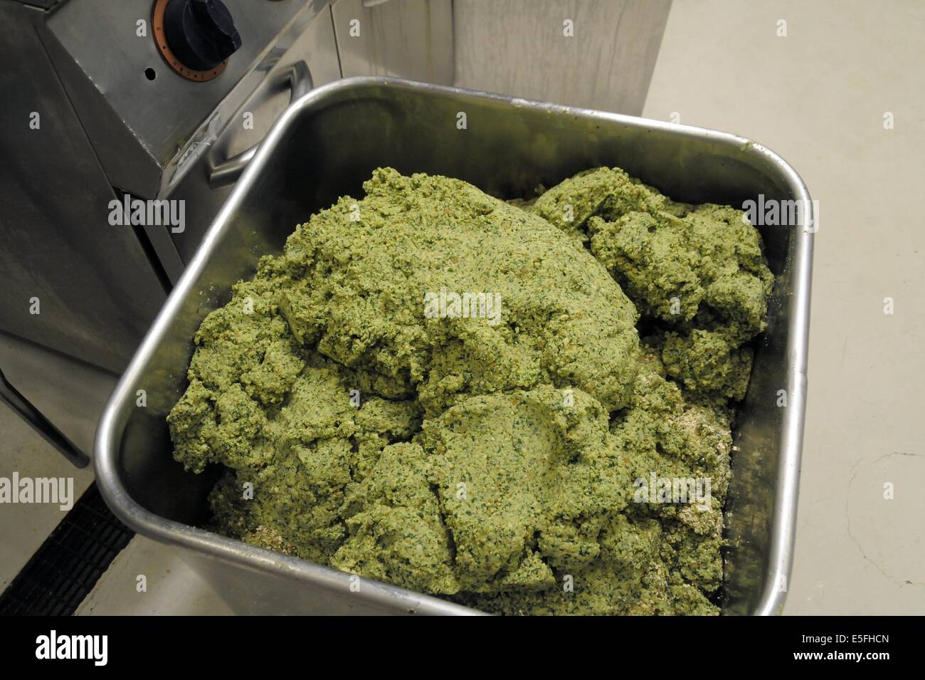 Con.Bio. a Santarcangelo di Romagna, azienda leader in Italia per la produzione di vegetali e alimenti biologici Foto Stock