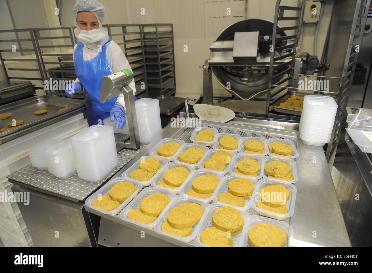 Con.Bio. a Santarcangelo di Romagna, azienda leader in Italia per la produzione di vegetali e alimenti biologici Foto Stock