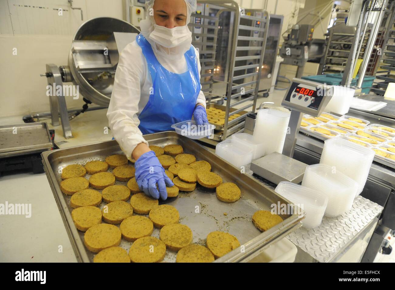 Con.Bio. a Santarcangelo di Romagna, azienda leader in Italia per la produzione di vegetali e alimenti biologici Foto Stock