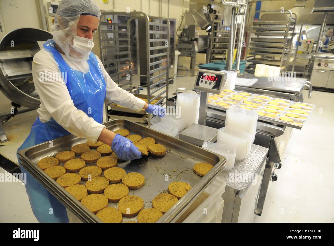 Con.Bio. a Santarcangelo di Romagna, azienda leader in Italia per la produzione di vegetali e alimenti biologici Foto Stock