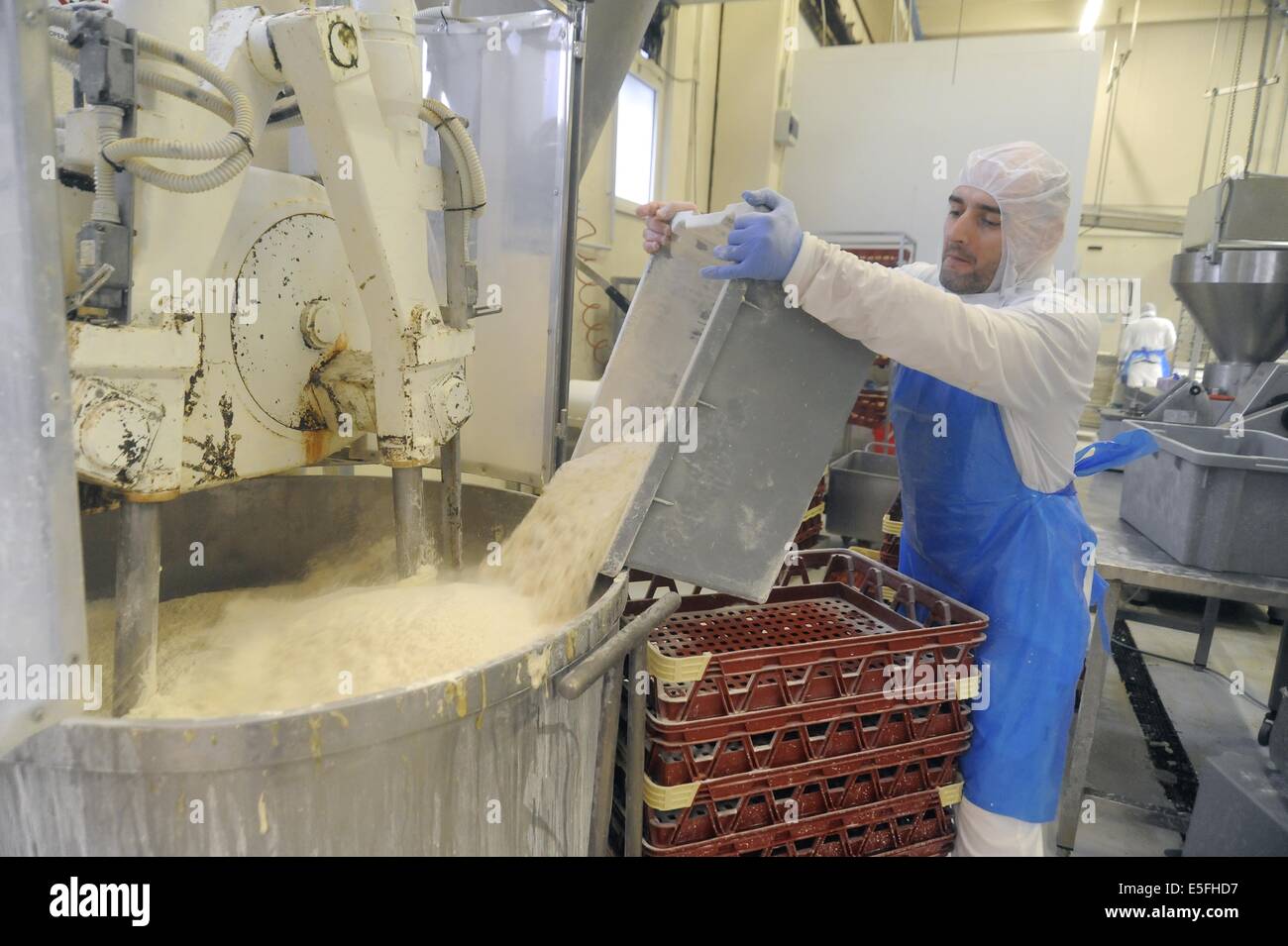 Con.Bio. a Santarcangelo di Romagna, azienda leader in Italia per la produzione di vegetali e alimenti biologici Foto Stock