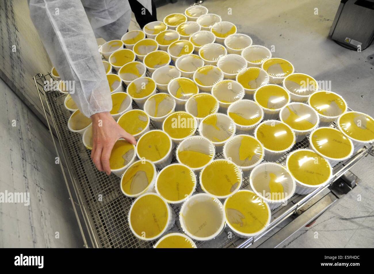 Con.Bio. a Santarcangelo di Romagna, azienda leader in Italia per la produzione di vegetali e alimenti biologici Foto Stock