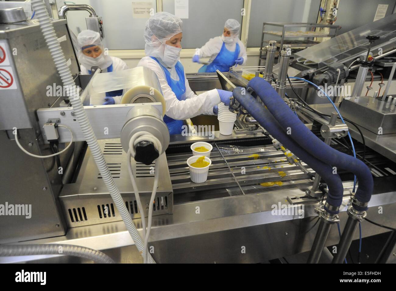 Con.Bio. a Santarcangelo di Romagna, azienda leader in Italia per la produzione di vegetali e alimenti biologici Foto Stock