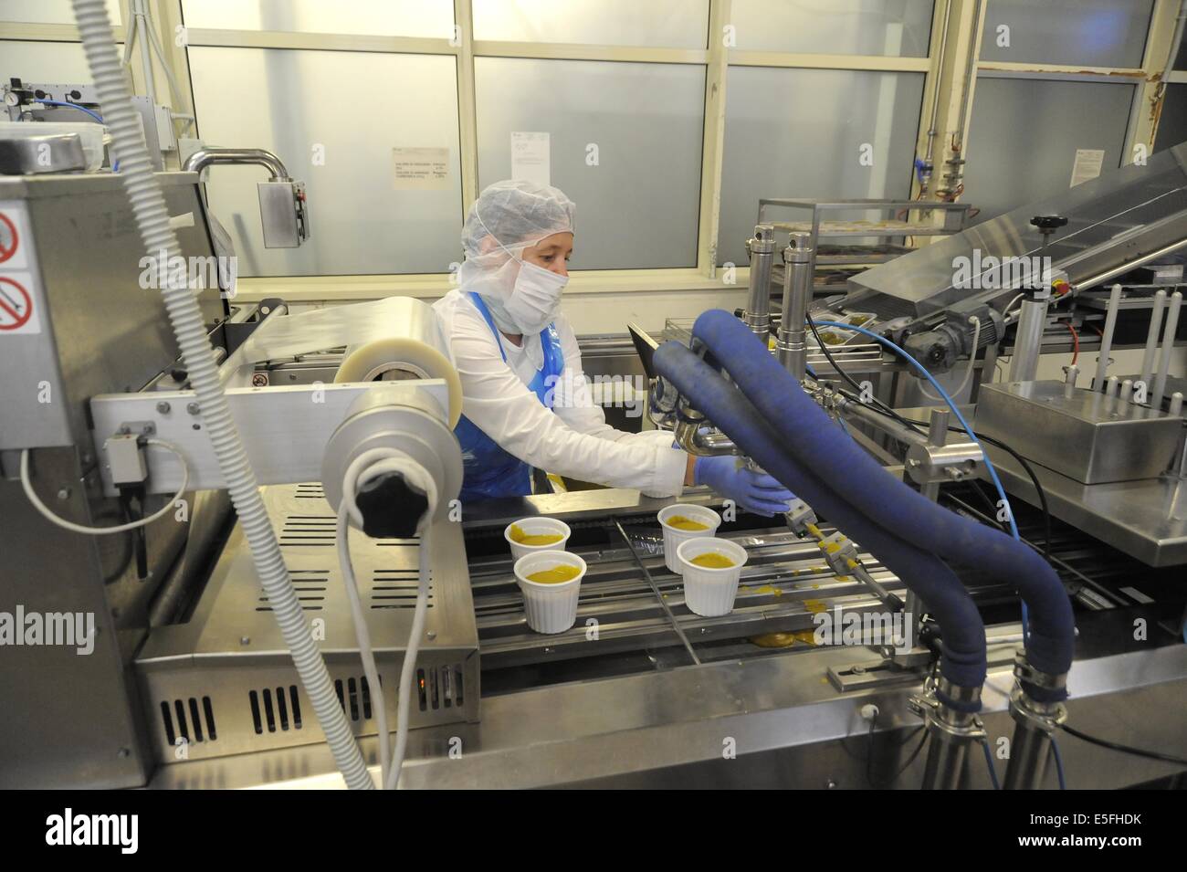 Con.Bio. a Santarcangelo di Romagna, azienda leader in Italia per la produzione di vegetali e alimenti biologici Foto Stock