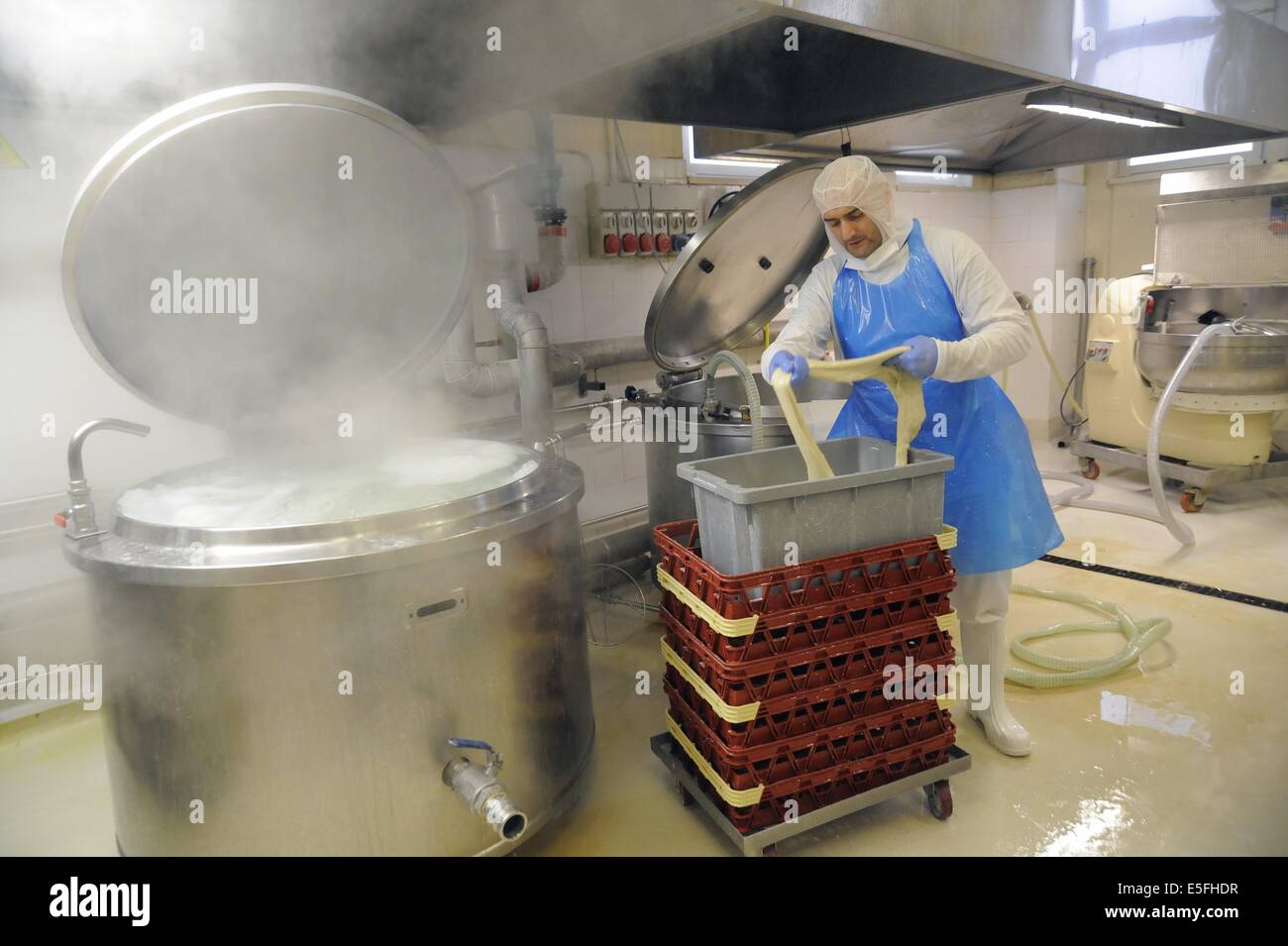 Con.Bio. a Santarcangelo di Romagna, azienda leader in Italia per la produzione di vegetali e alimenti biologici Foto Stock