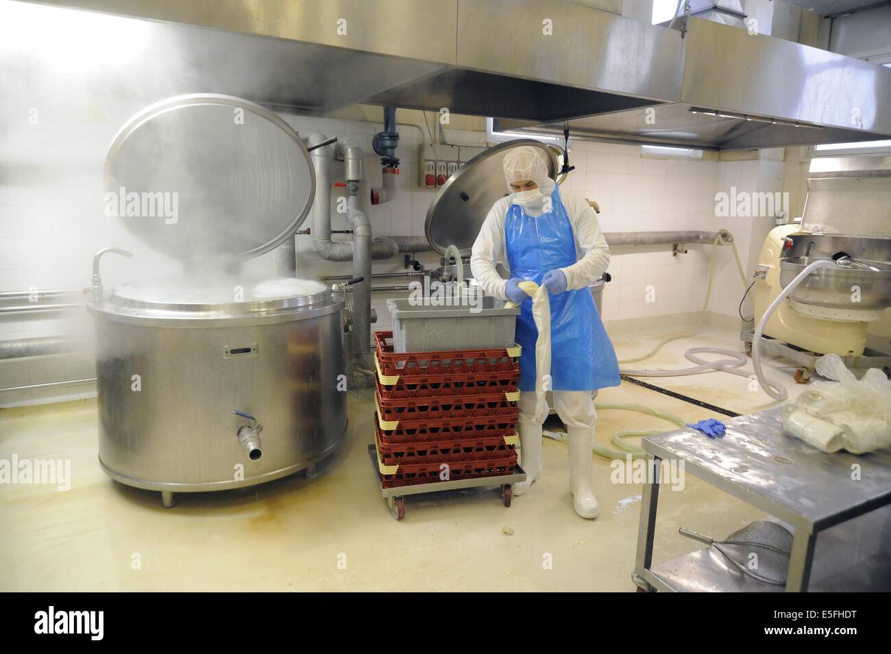 Con.Bio. a Santarcangelo di Romagna, azienda leader in Italia per la produzione di vegetali e alimenti biologici Foto Stock