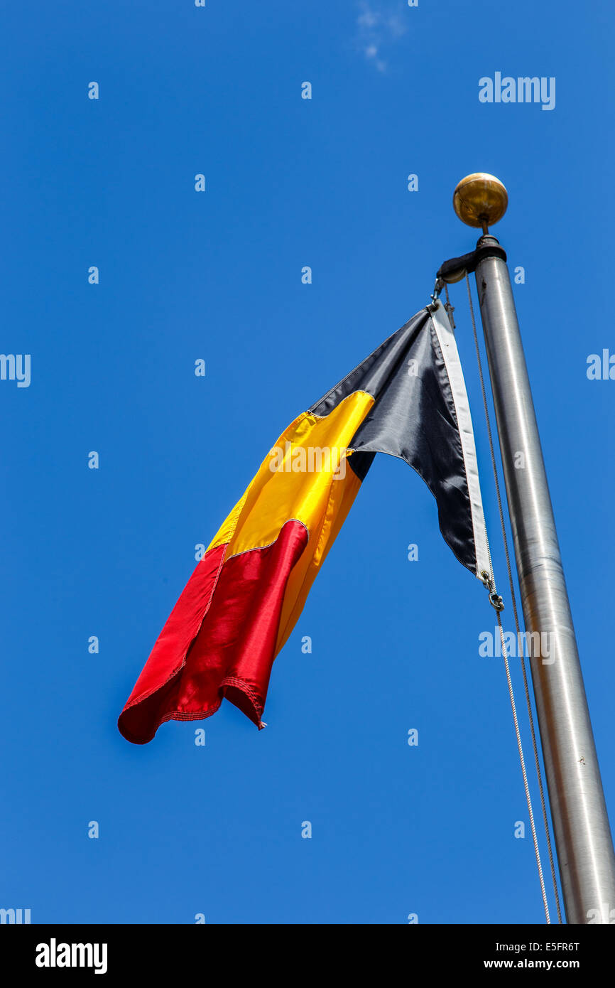 Bandiera del Belgio Foto Stock