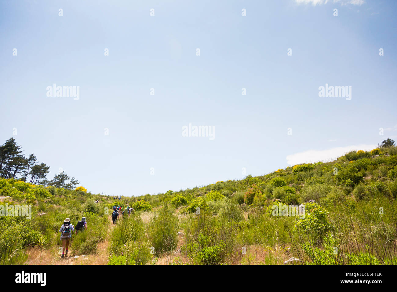 CIRALI, Turchia esodo gruppo trekking sulla Via Licia. Foto Stock