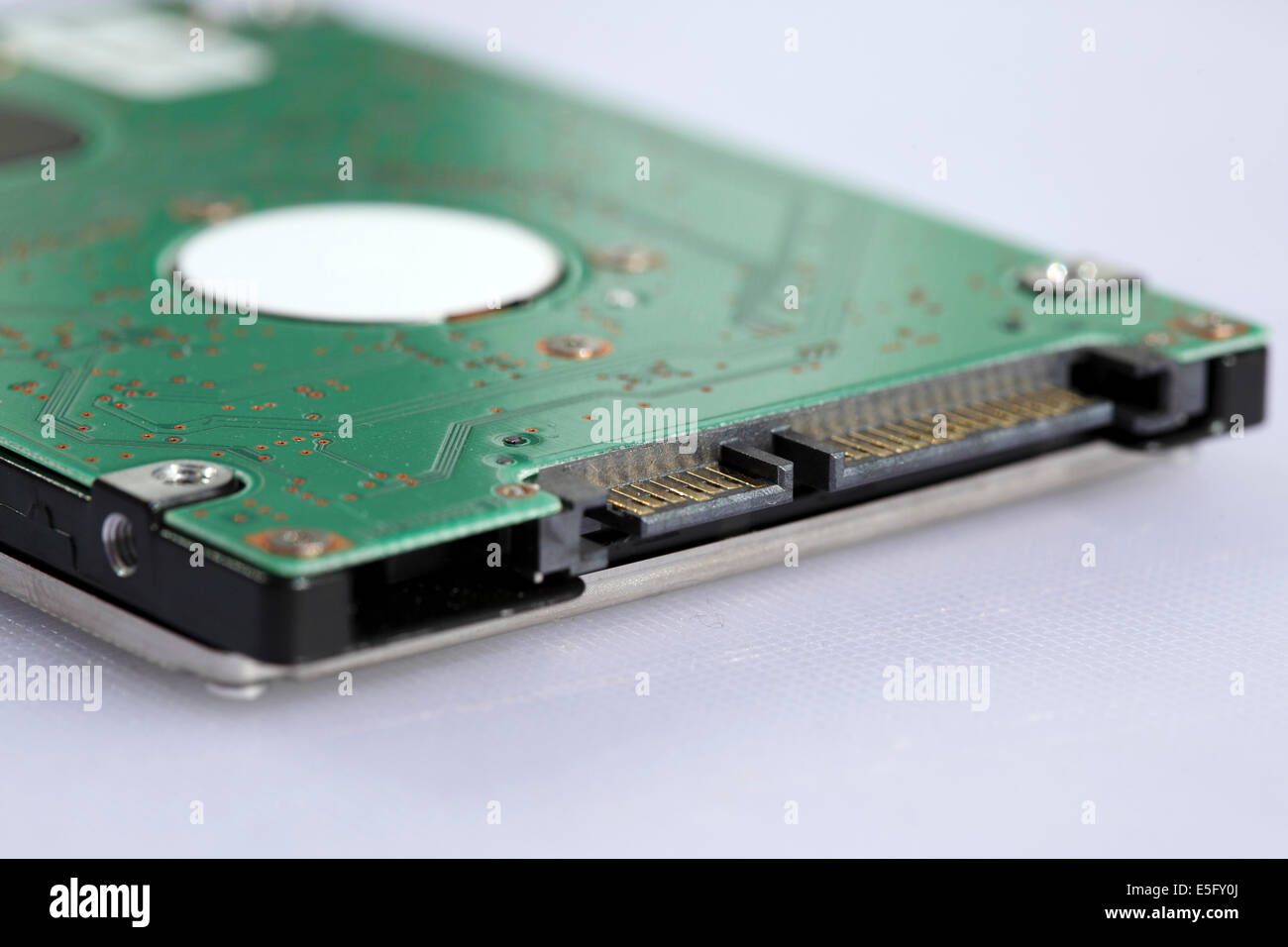 Il disco rigido di un computer portatile. Foto Stock