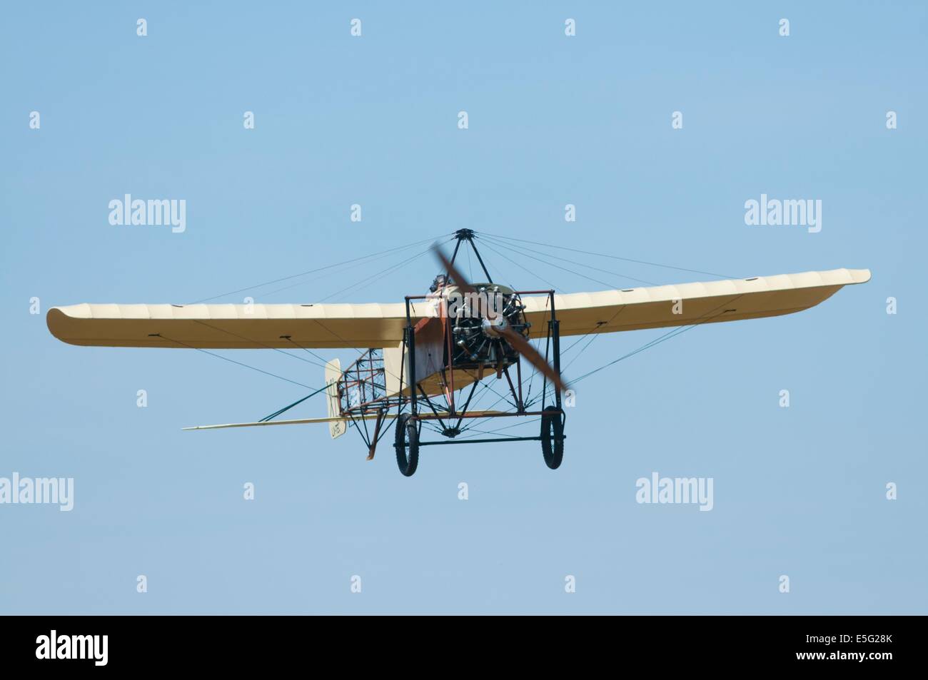 Replica del vecchio piano Bleriot XI, Francia Foto Stock